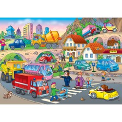 Step Puzzle (70102) - "Cars" - 34 brikker puslespil