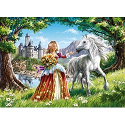 Castorland (B-06830) - "Princess and Her Friend" - 60 brikker puslespil
