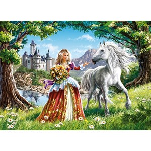Castorland (B-06830) - "Princess and Her Friend" - 60 brikker puslespil