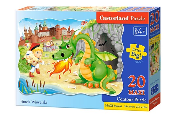 Castorland (C-02269) - "Dragons" - 20 brikker puslespil