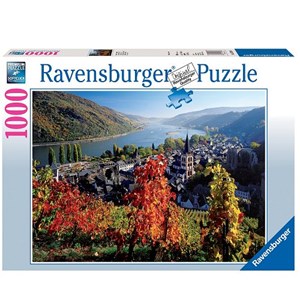 Ravensburger (19236) - "Vineyard on the Rhine" - 1000 brikker puslespil