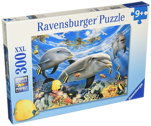 Ravensburger (13052) - "Dolphins' Ball" - 300 brikker puslespil