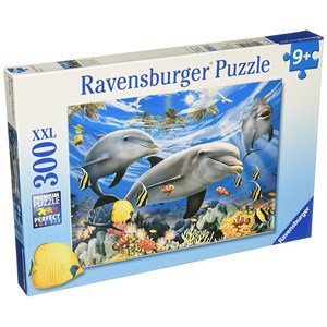 Ravensburger (13052) - "Dolphins' Ball" - 300 brikker puslespil