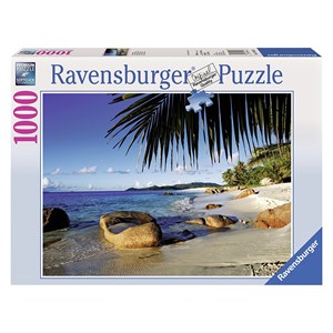 Ravensburger (19018) - "Behind the Palm Trees" - 1000 brikker puslespil