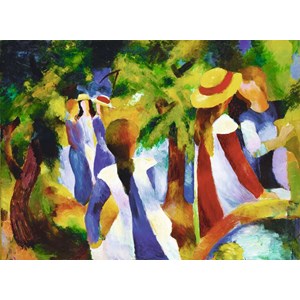 Ravensburger (14024) - August Macke: "Girls under Trees" - 300 brikker puslespil