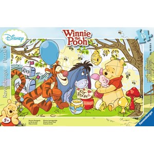 Ravensburger (06018) - "Winnie the Pooh, Honey Day" - 15 brikker puslespil