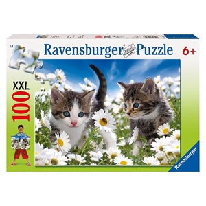 Ravensburger (10612) - "Kitty and Daisies" - 100 brikker puslespil