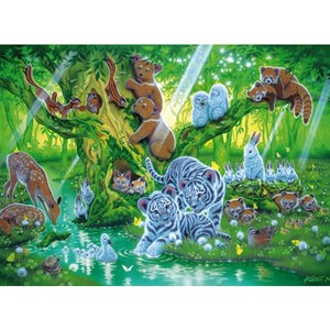 Clementoni (31987) - "Mother Nature" - 1500 brikker puslespil