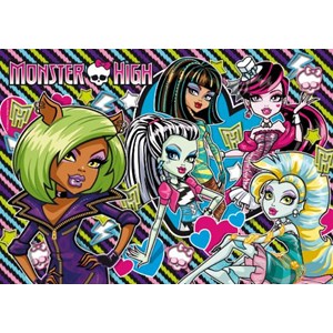 Clementoni (27816) - "Monster High, Girls" - 104 brikker puslespil