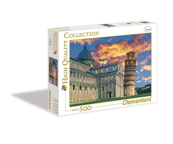 Clementoni (30103) - "Tower of Pisa, Italy" - 500 brikker puslespil