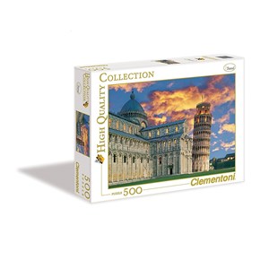 Clementoni (30103) - "Tower of Pisa, Italy" - 500 brikker puslespil