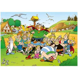 Ravensburger (14197) - "Asterix and Obelix, Asterix at the Village" - 500 brikker puslespil