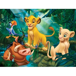 Nathan (86313) - "The Lion King, Simba and Friends" - 30 brikker puslespil