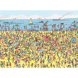 Nathan (86947) - "Where's Wally? Wally at the Beach" - 250 brikker puslespil