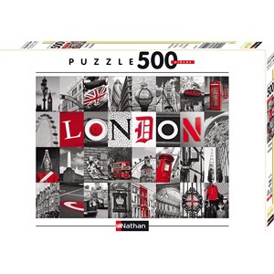 Nathan (87210) - "Memories of London" - 500 brikker puslespil