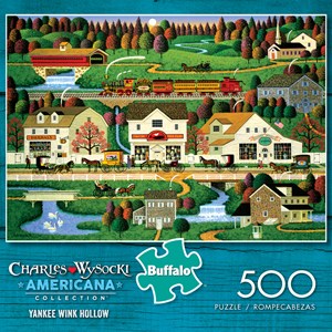 Buffalo Games (3713) - Charles Wysocki: "Yankee Wink Hollow" - 500 brikker puslespil