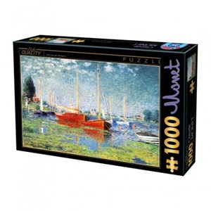 D-Toys (67548-CM04) - Claude Monet: "Argenteuil" - 1000 brikker puslespil