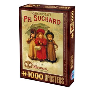 D-Toys (67555-VP04) - "Ph. Suchard Chocolates" - 1000 brikker puslespil