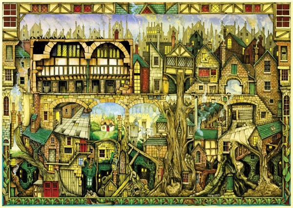 Schmidt Spiele (59402) - Colin Thompson: "House" - 1000 brikker puslespil