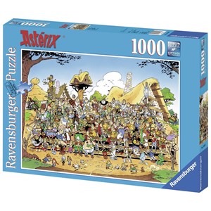 Ravensburger (15434) - "Asterix and Obelix, Family Picture" - 1000 brikker puslespil