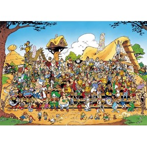 Ravensburger (15434) - "Asterix and Obelix, Family Picture" - 1000 brikker puslespil