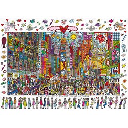 Ravensburger (19069) - James Rizzi: "Times Square, Everyone Should Go There" - 1000 brikker puslespil