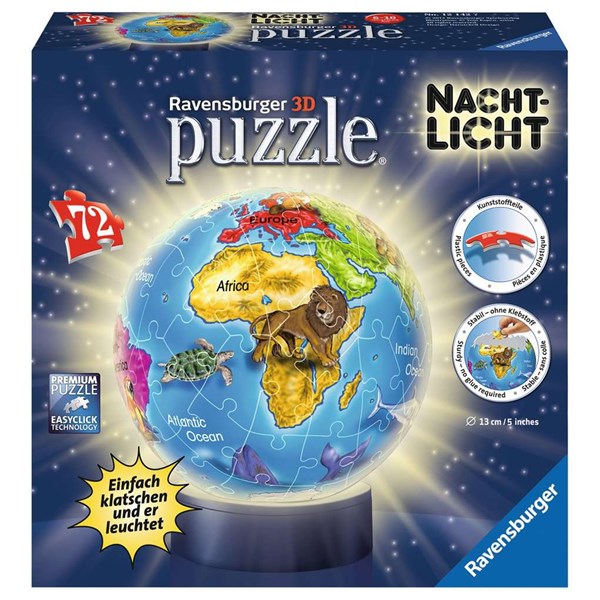 Ravensburger (12142) - "The Earth of Animals" - 72 brikker puslespil