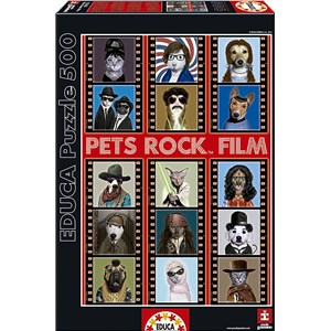 Educa (15553) - "Pets Rock Film" - 500 brikker puslespil