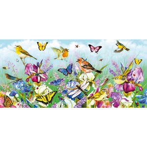 Gibsons (G4019) - "Butterflies and Blooms" - 636 brikker puslespil
