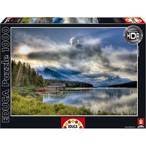 Educa (15558) - "Maligne Lake, Canada" - 1000 brikker puslespil