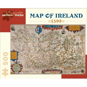 Pomegranate (AA828) - "Map of Ireland" - 500 brikker puslespil