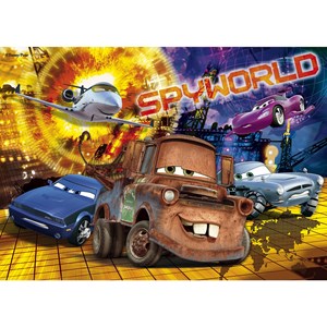 Clementoni (26886) - "Cars, Secret Agents" - 60 brikker puslespil