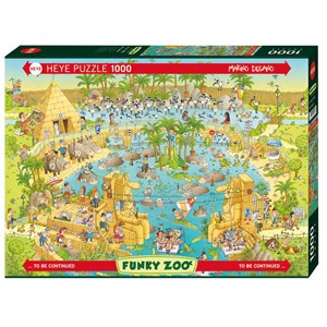 Heye (29693) - Marino Degano: "Nile Habitat" - 1000 brikker puslespil