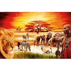 Ravensburger (17056) - "Savannah Masai" - 3000 brikker puslespil
