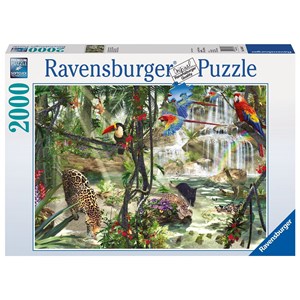Ravensburger (16610) - "Jungle Animals" - 2000 brikker puslespil