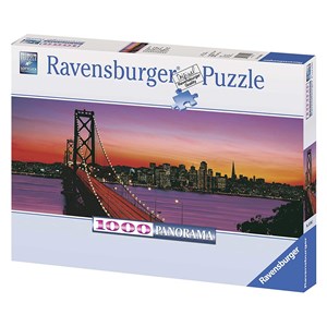 Ravensburger (15104) - "Oakland Bay Bridge, San Francisco" - 1000 brikker puslespil