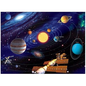 Ravensburger (14926) - "Solar System" - 500 brikker puslespil