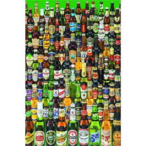 Educa (13782) - "Cans of Beer" - 1000 brikker puslespil