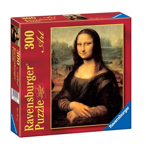 Ravensburger (14005) - Leonardo Da Vinci: "Mona Lisa" - 300 brikker puslespil