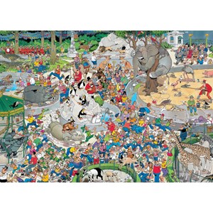 Jumbo (01491) - Jan van Haasteren: "Zoologisk Have" - 1000 brikker puslespil