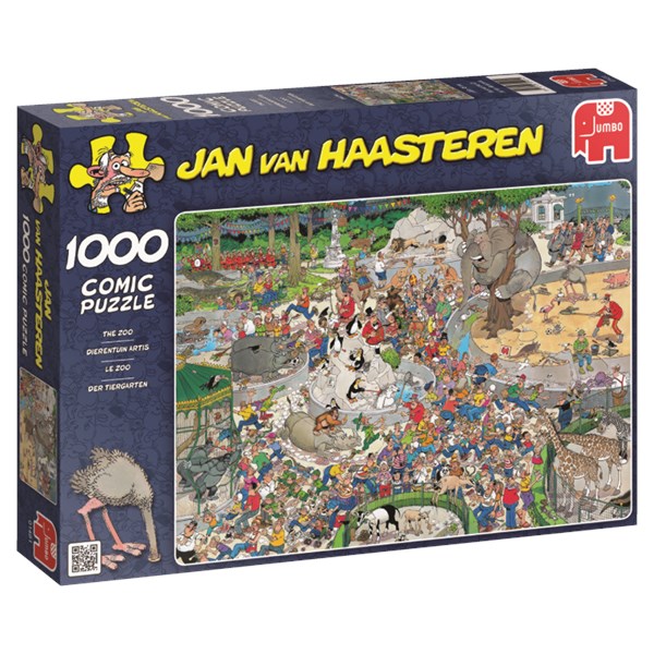 Jumbo (01491) - Jan van Haasteren: "Zoologisk Have" - 1000 brikker puslespil
