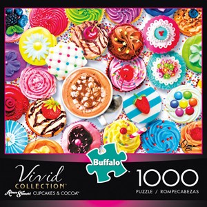 Buffalo Games (11710) - Aimee Stewart: "Cupcakes & Cocoa" - 1000 brikker puslespil