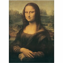 Ravensburger (15296) - Leonardo Da Vinci: "Mona Lisa" - 1000 brikker puslespil
