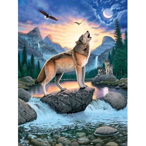 Ravensburger (15360) - "Wolf's howl" - 1000 brikker puslespil