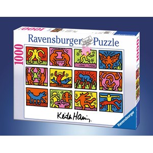 Ravensburger (15615) - Keith Haring: "Retrospective" - 1000 brikker puslespil
