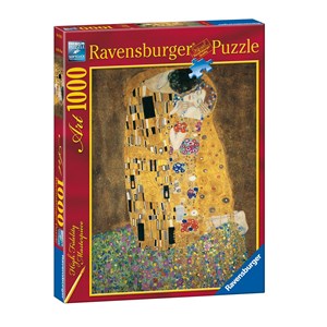 Ravensburger (15743) - Gustav Klimt: "Kyssen" - 1000 brikker puslespil