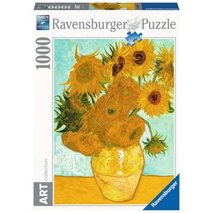 Ravensburger (15805) - Vincent van Gogh: "The Sunflowers" - 1000 brikker puslespil