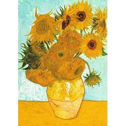 Ravensburger (15805) - Vincent van Gogh: "The Sunflowers" - 1000 brikker puslespil