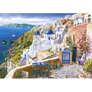 Schmidt Spiele (58560) - Sam Park: "Santorini" - 1000 brikker puslespil
