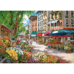 Schmidt Spiele (58561) - Sam Park: "Paris, Flowers Market" - 1000 brikker puslespil